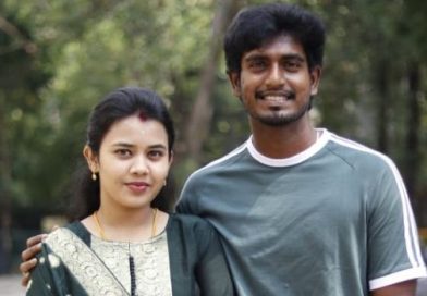 செய்தியாளர்களுடன் விருந்து உண்டு மகிழ்ந்த புதுமண தம்பதி இயக்குநர் அபிஷன் ஜீவிந்த் – அகிலா!