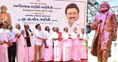 சென்னையில் மாமேதை கார்ல் மார்க்ஸ் சிலை: முதல்வர் ஸ்டாலின் திறந்து வைத்தார்!