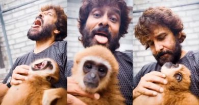 ‘லார் கிப்பன்’ குரங்குடன் புகைப்படம் பகிர்வு: நடிகர் விக்ரமுக்கு வனத்துறை நோட்டீஸ்! ‘லார் கிப்பன்’ குரங்குடன் புகைப்படம் பகிர்வு: நடிகர் விக்ரமுக்கு வனத்துறை நோட்டீஸ்!