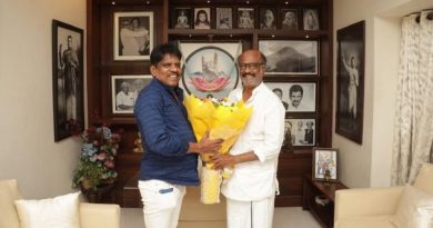 சூப்பர் ஸ்டார் ரஜினிகாந்திடம் பிறந்தநாள் வாழ்த்து பெற்ற ‘ரெட் ஜெயன்ட் மூவிஸ்’ இணை தயாரிப்பாளர் எம்.செண்பகமூர்த்தி! சூப்பர் ஸ்டார் ரஜினிகாந்திடம் பிறந்தநாள் வாழ்த்து பெற்ற ‘ரெட் ஜெயன்ட் மூவிஸ்’ இணை தயாரிப்பாளர் எம்.செண்பகமூர்த்தி!